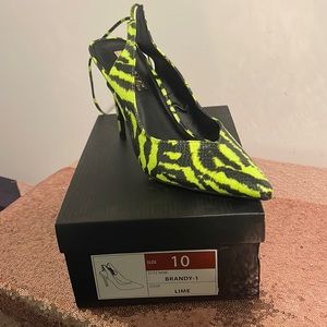 Statement piece heels 💚💚💚